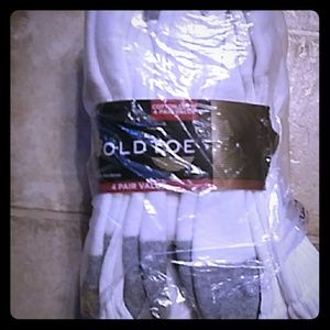 Men's 4pk Gold toe crew socks